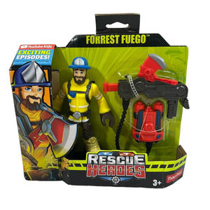 NEW Forrest Fuego Rescue Heroes Fire Fighter Rescue Cadet Fisher Price